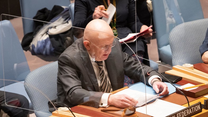Wasilij Nebenzia, ambasador Rosji w Radzie Bezpieczeństwa ONZ