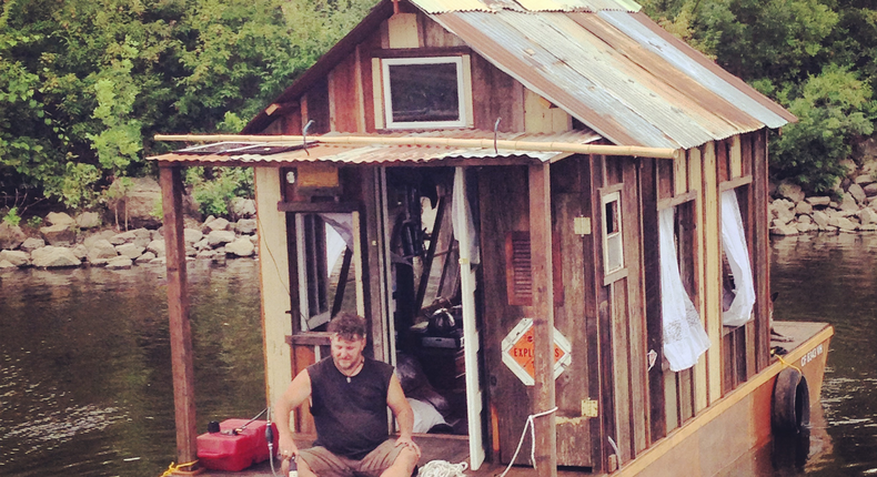 Wes Modes is an artist and a university lecturer. During the summers, he lives on a shantyboat and travels through river communities all over the country.