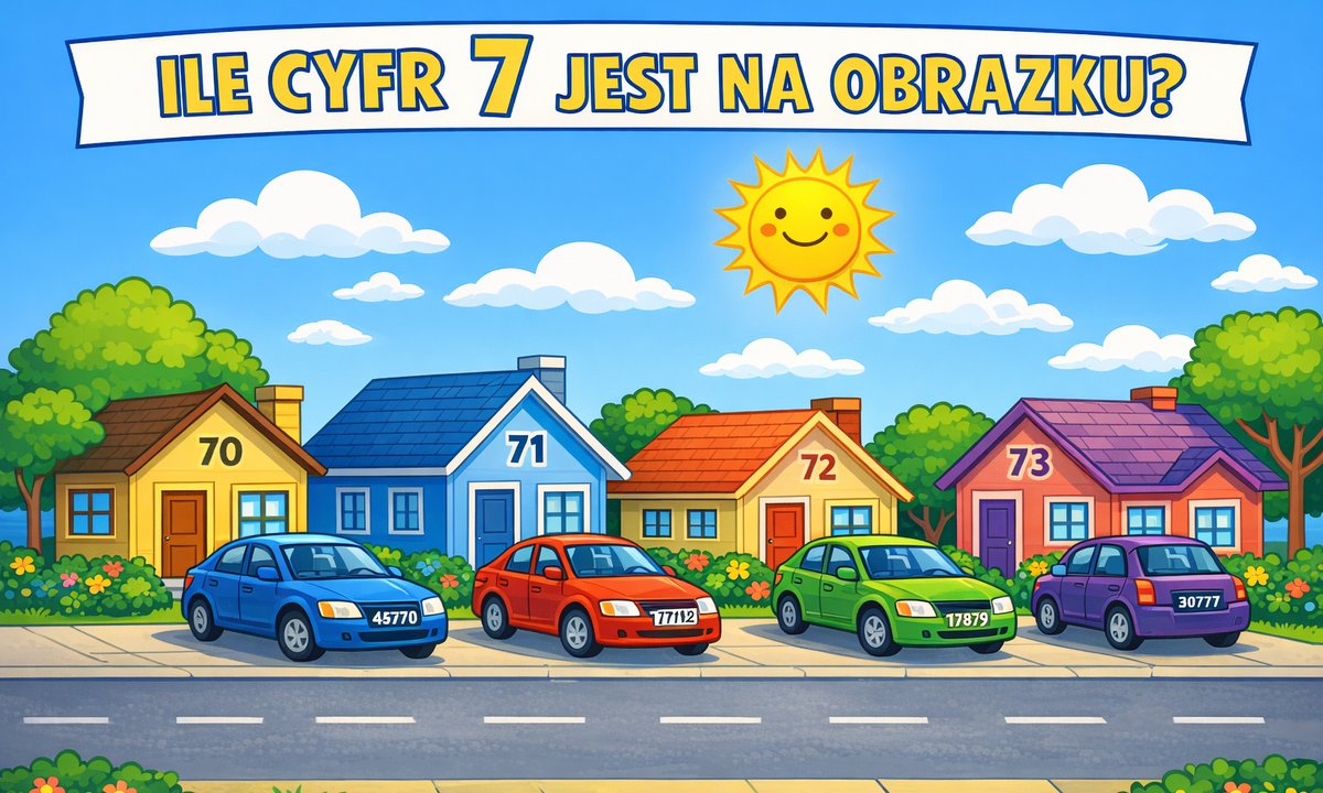 Test na spostrzegawczość i inteligencję. Dzieci rozwiązują, dorośli mają problem