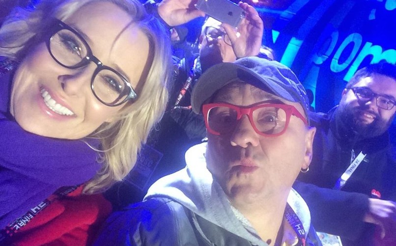 Paulina Młynarska i Jerzy Owsiak