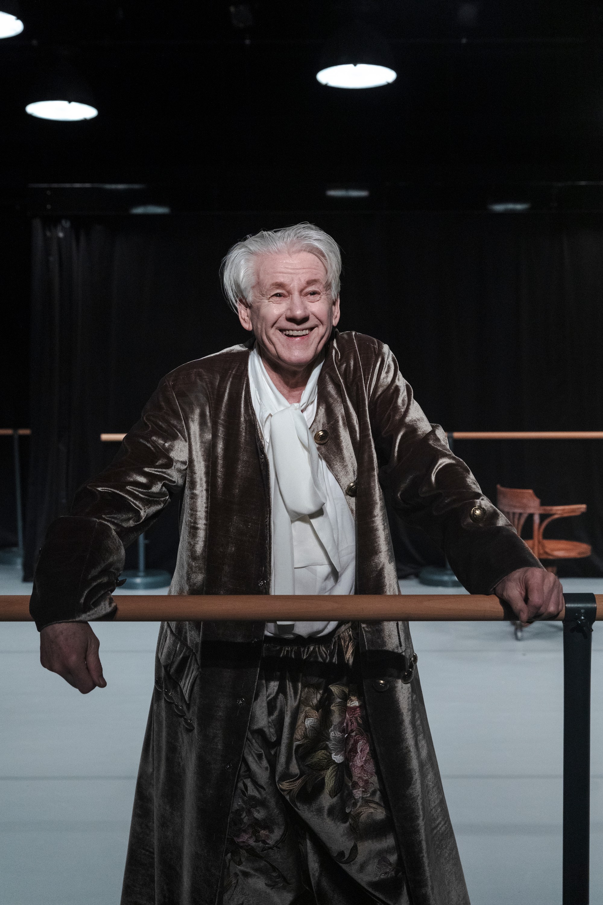 Emil Horváth (Argan) v inscenácii hry Zdravý nemocný.