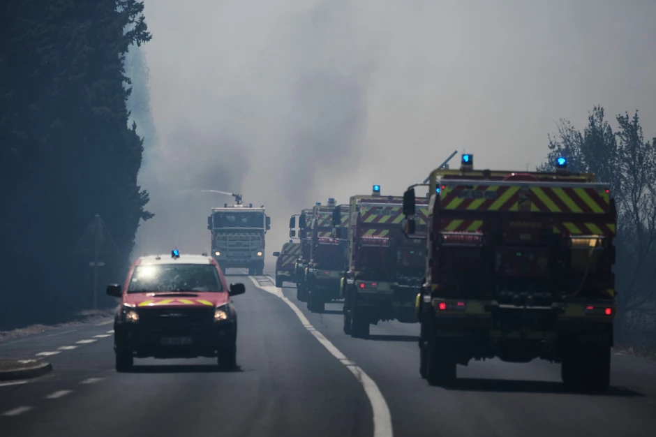 Šumski požar na jugu Francuske