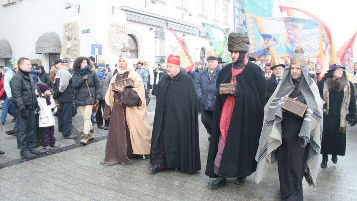 Orszak Trzech Króli w Krakowie, fot. Onet.pl /Jędrzej Trzciński