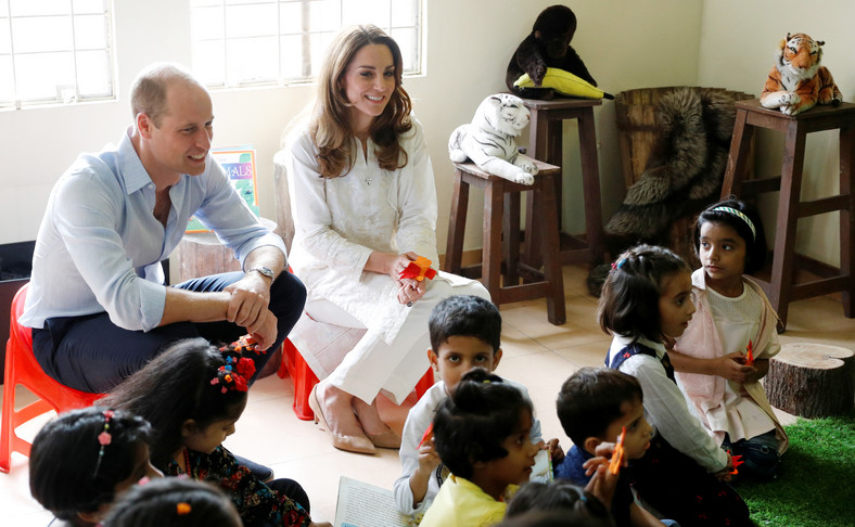 Kate Middleton i książę William w Pakistanie