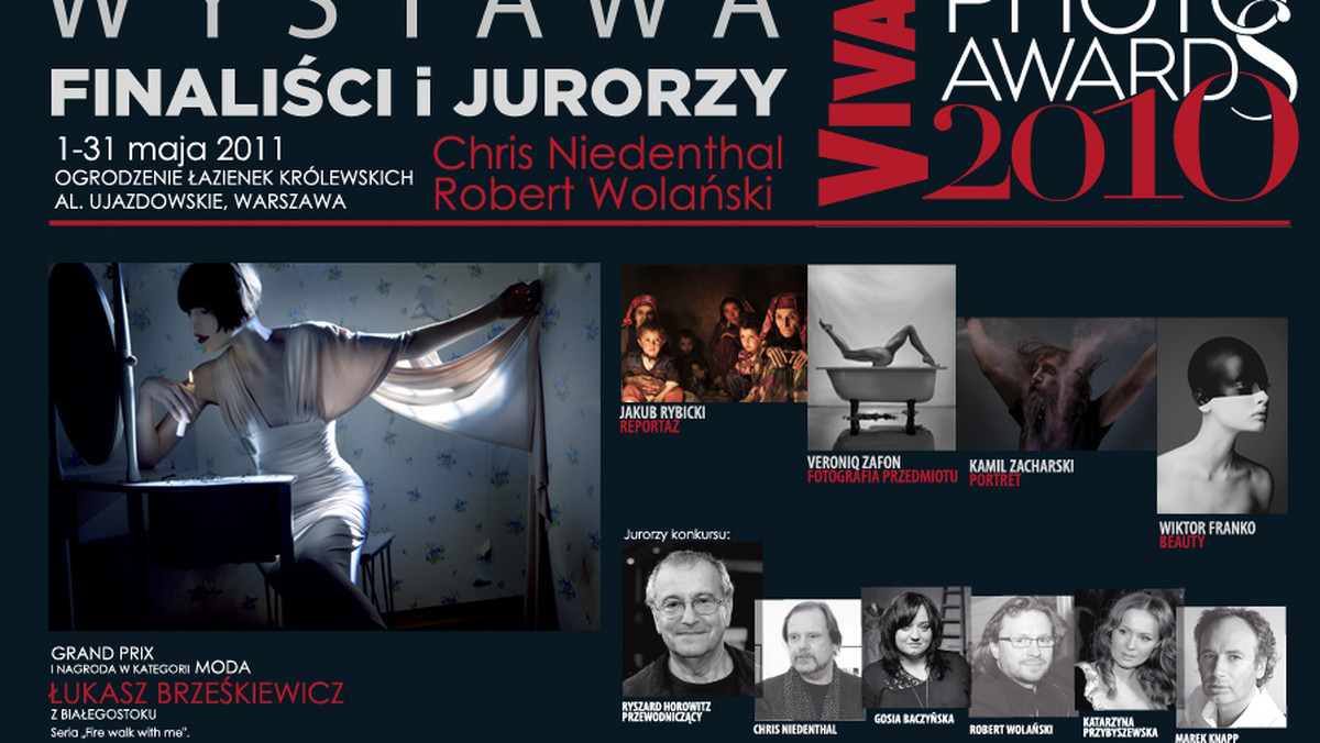 Laureaci konkursu VIVA! PHOTO AWARDS już wybrani! Nagrodzone prace oraz zdjęcia jurorów: Chrisa Niedenthala i Roberta Wolańskiego można zobaczyć na Ogrodzeniu Łazienek Królewskich!