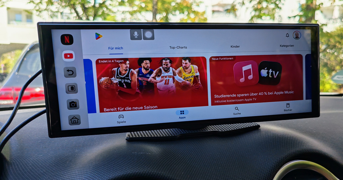 Lamtto RC32 im Test: Carplay, Android Auto und Streaming-Apps nachrüsten