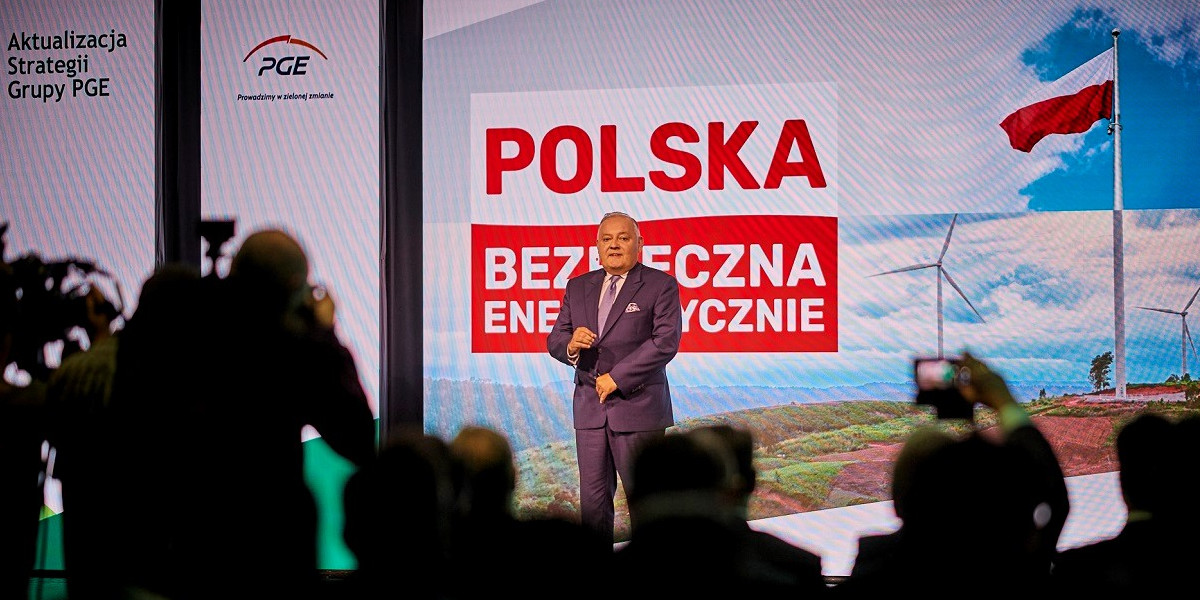Prezes zarządu PGE Polskiej Grupy Energetycznej - Wojciech Dąbrowski.