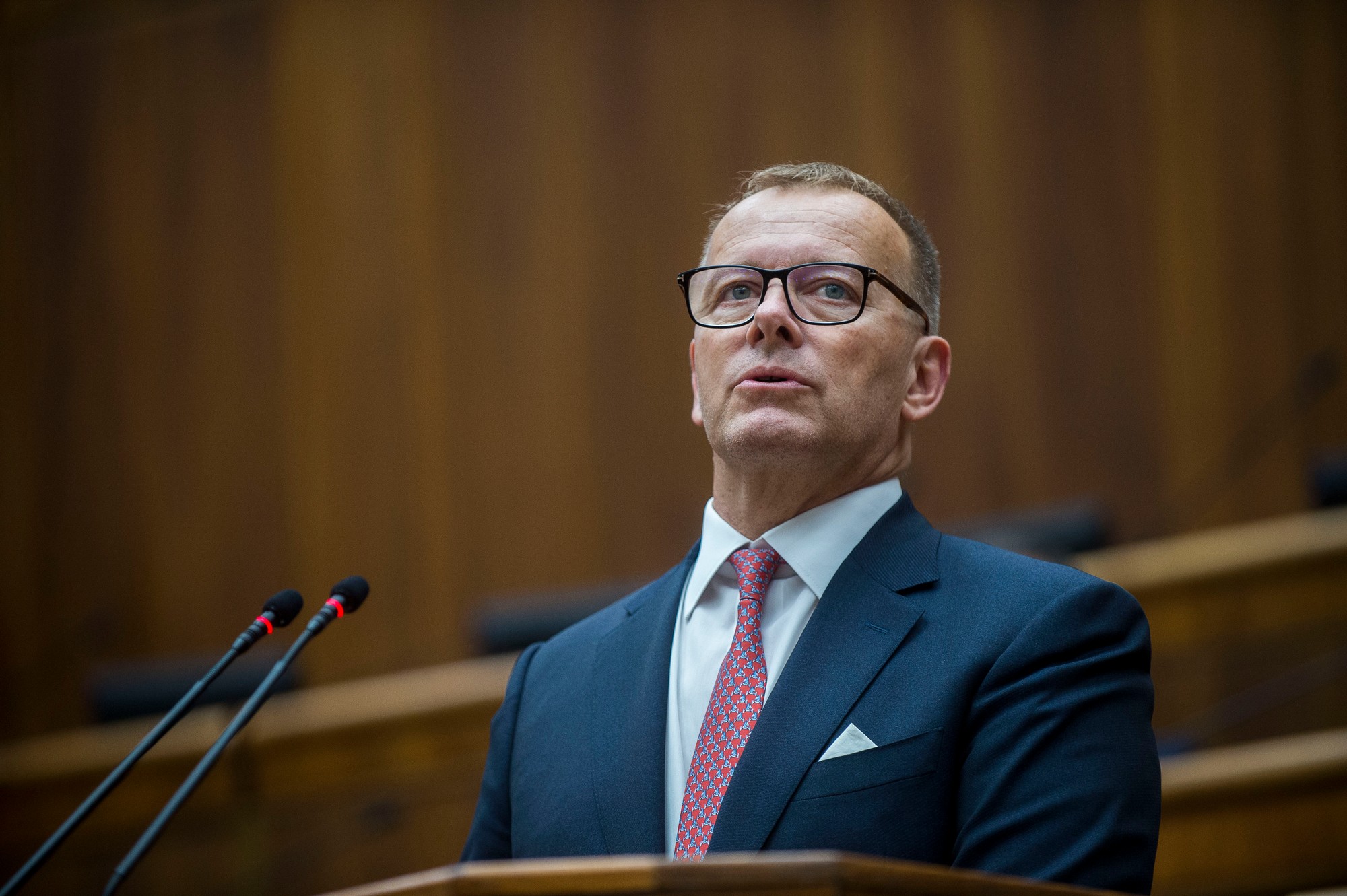 Boris Kollár (Sme rodina) počas ustanovujúcej schôdze NR SR 25. októbra 2023 v Bratislave.