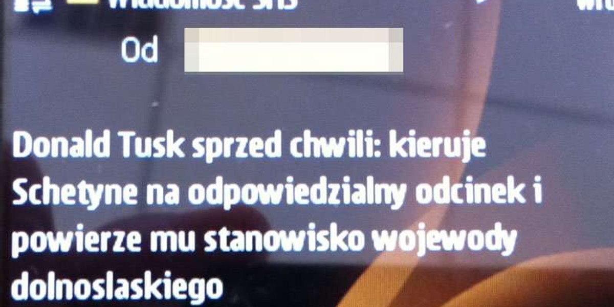 Wojna w PO. Tym razem SMS-ami w Schetynę