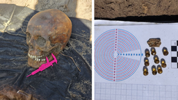 szczątki niemieckiego żołnierza z różańcem w ustach. "niezwykle poruszające znalezisko" na pomorzu