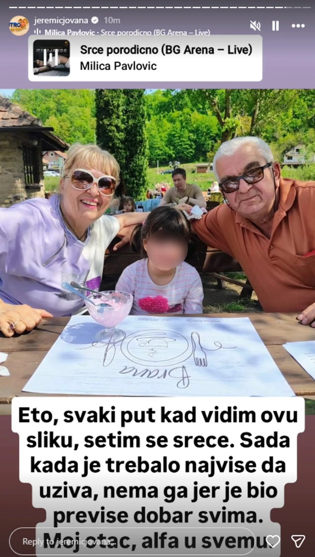 Objava Jovane Jeremić 