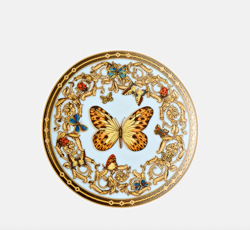 Teller aus der «Le Jardin»-Kollektion von Versace Home für 44 Franken.
