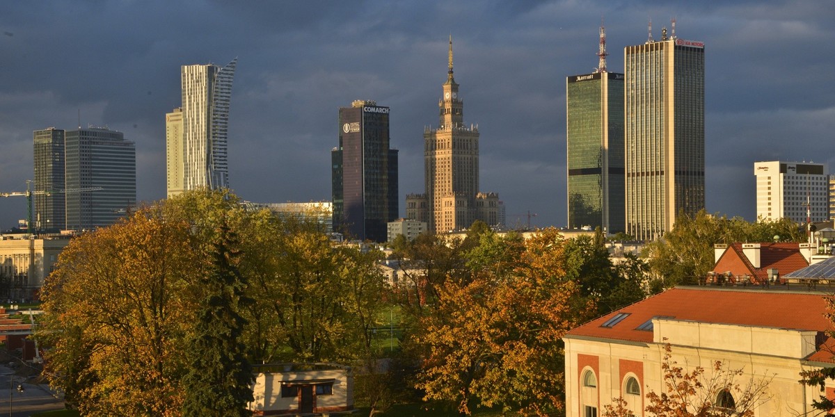 Najwięcej wysokich budynków znajduje się rzecz jasna w Warszawie