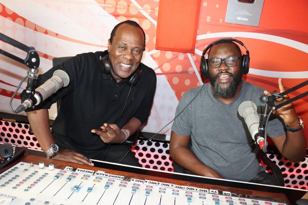 Jeff Koinange and Nick Odhiambo at Hot96 