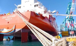 Gazowce 'Lech Kaczyński' i 'Grażyna Gęsicka' ochrzczone w Korei