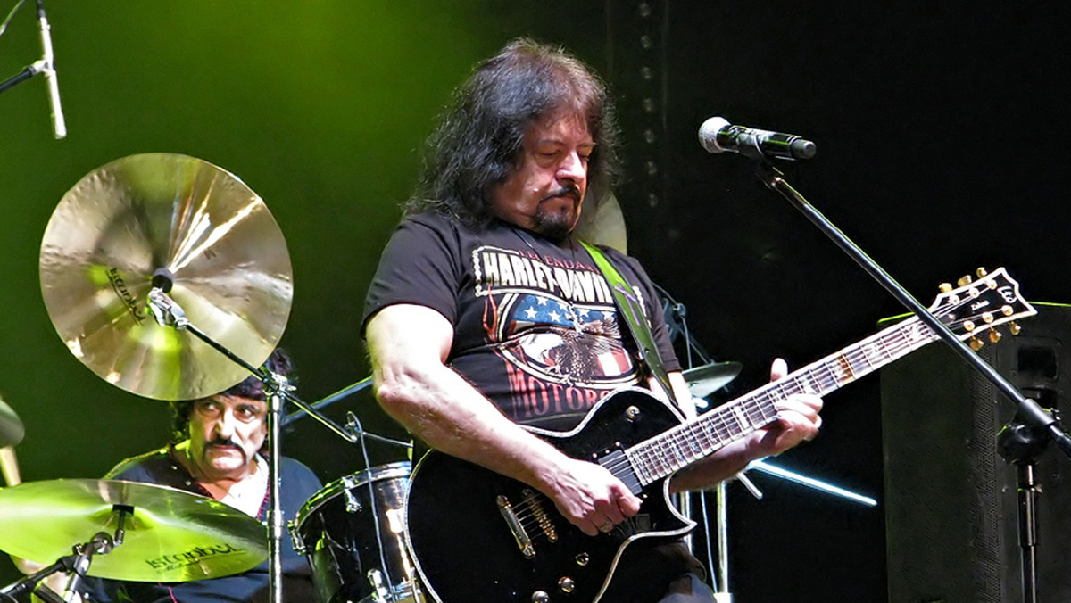 Vince Martel i Carmine Appice (Vanilla Fudge) na Festiwalu Legend Rocka (fot. Miłosz Stelmach i Aleksandra Sułecka / Onet.pl)