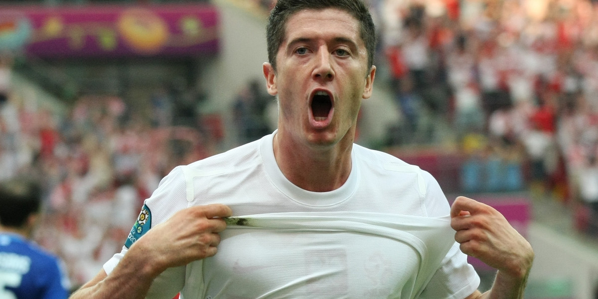 Robert Lewandowski w modowej sesji zdjęciowej