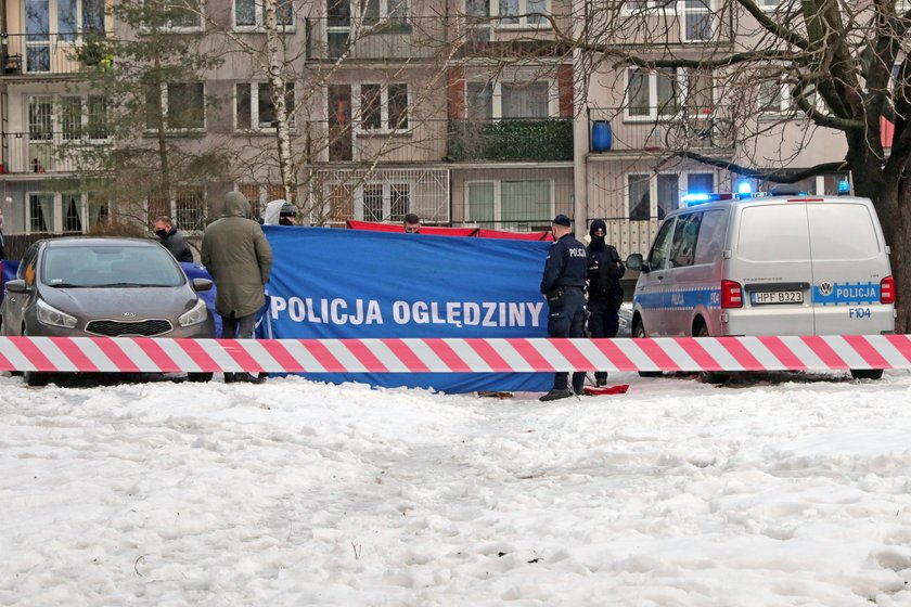 Zabójstwo w biały dzień. Policjanci zatrzymali podejrzanego o zbrodnię na łódzkich Bałutach 