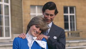 Prince Charles and Princess Diana after announcing their engagement in 1981.Hulton Archive/Getty Images