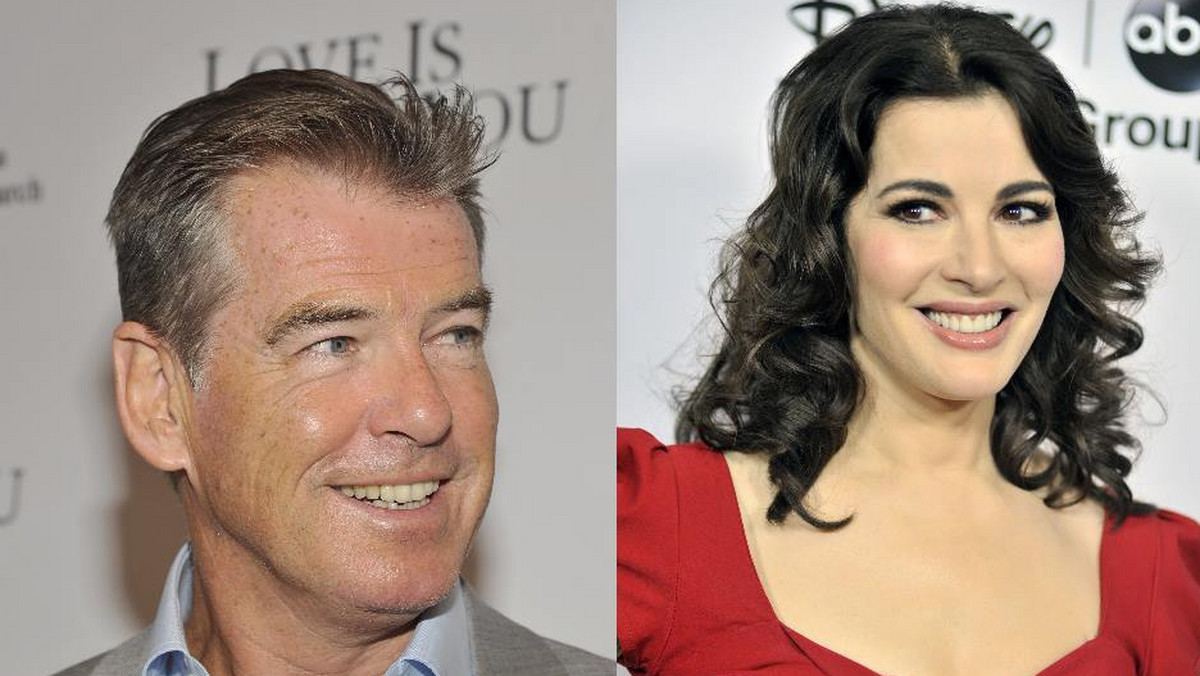 Pierce Brosnan i Nigella Lawson