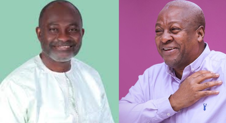 John Mahama and Kennedy Agyapong