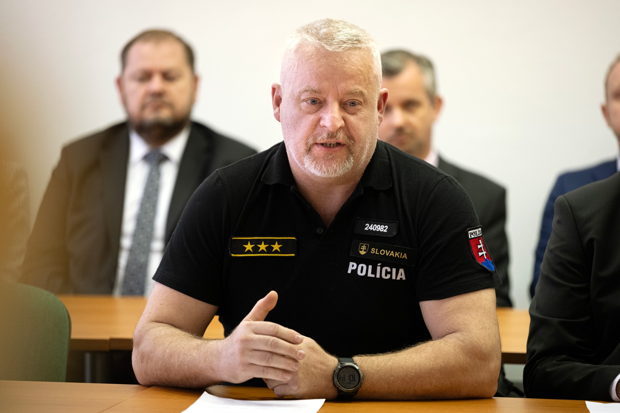 Prezident Policajného zboru Ľubomír Solák.