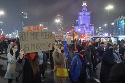 Protest Strajku kobiet, Warszawa 18.11 