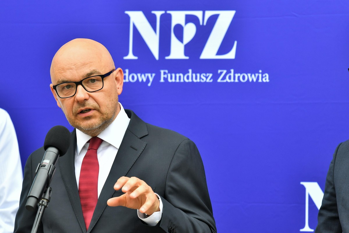 Prezes Narodowego Funduszu Zdrowia Filip Nowak