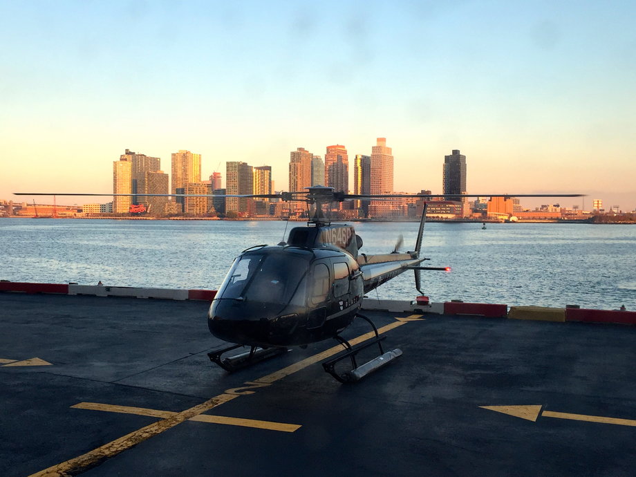 Take a helicopter ride over your city.