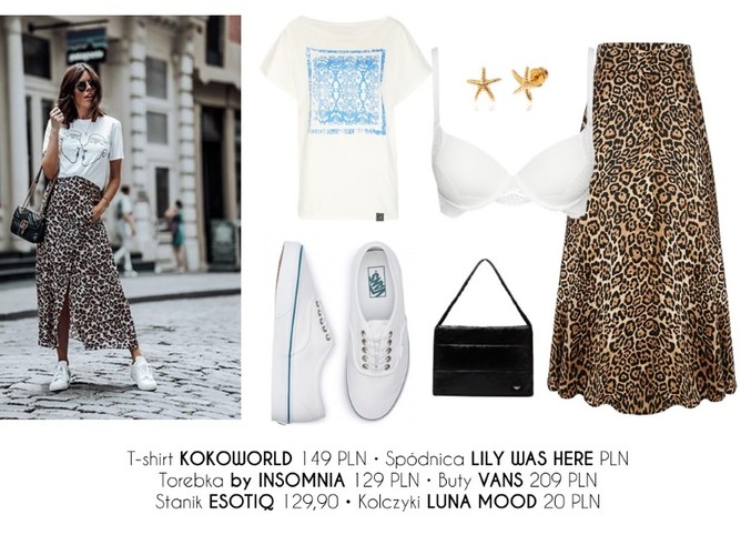 STYLIZACJE z ubraniami w zwierzęce wzory