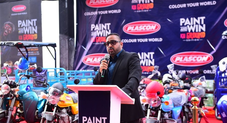 Plascon’s Managing Director, Santosh Gumte