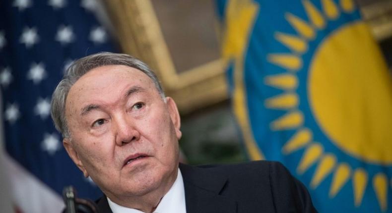 Kazakh President Nursultan Nazarbayev in Washington this year. Kazakhstan has sought to curry favour with the West without alienating traditional ally Russia