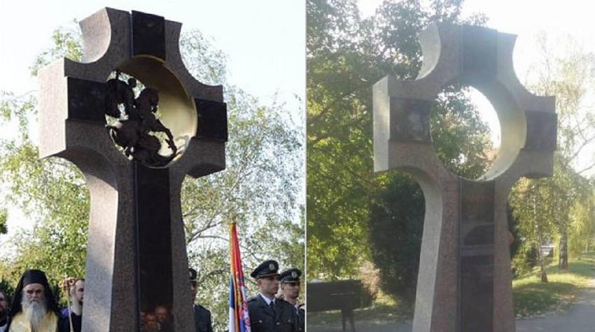 Spomenik na Kalemegdanu nekada i sada