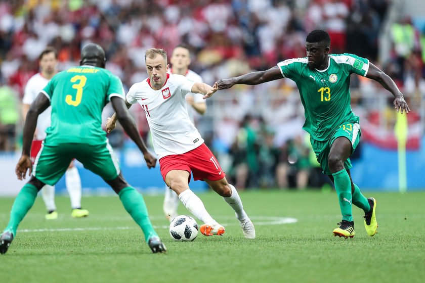 24.06.2018 POLSKA - KOLUMBIA FIFA WORLD CUP 2018 PILKA NOZNA