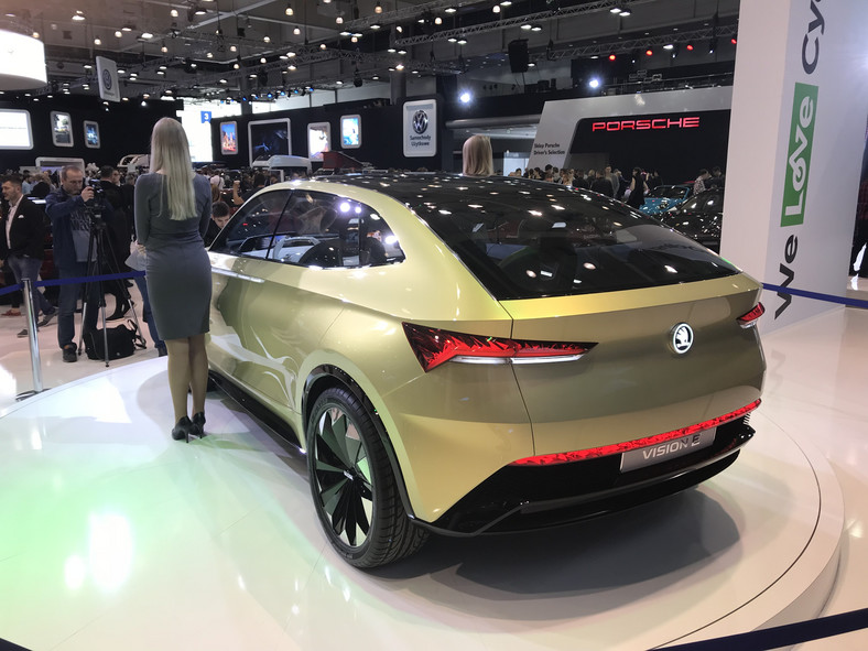 Skoda Vision E podczas Poznań Motor Show