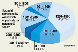 Polacy wybierają małe pojemności