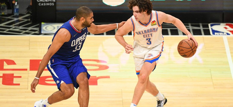 Liga NBA. Giddey najmłodszym koszykarzem z triple-double