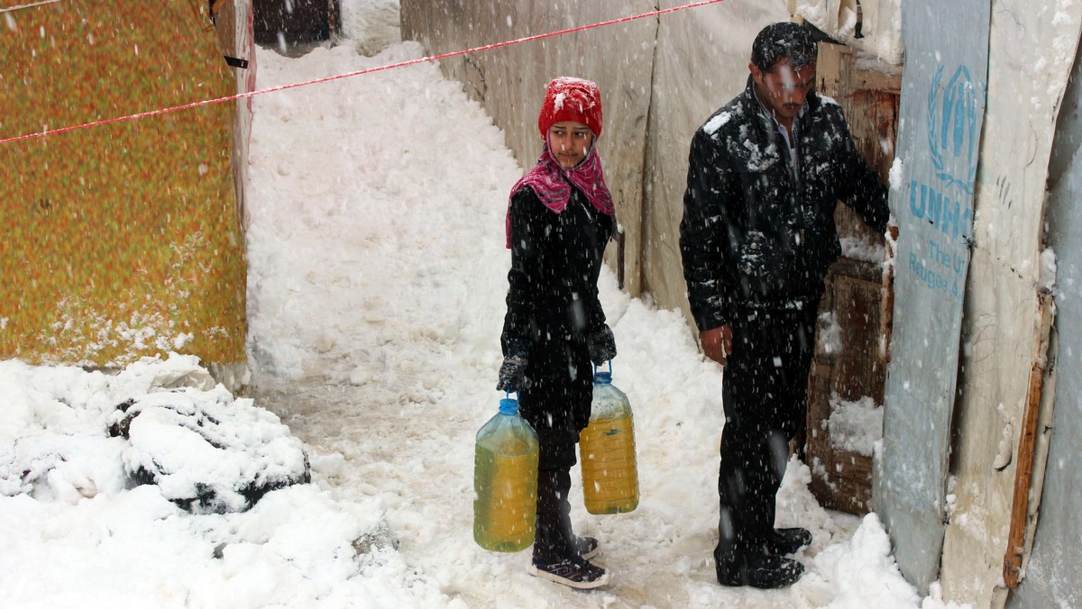 LEBANON-SYRIA-WEATHER-REFUGEE