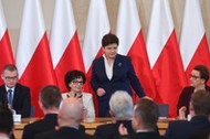 Beata Szydło, Anna Zalewska, Elżbieta Witek, Paweł Szefernaker