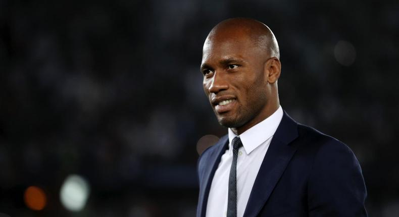 Drogba présente son comité exécutif/ Getty images