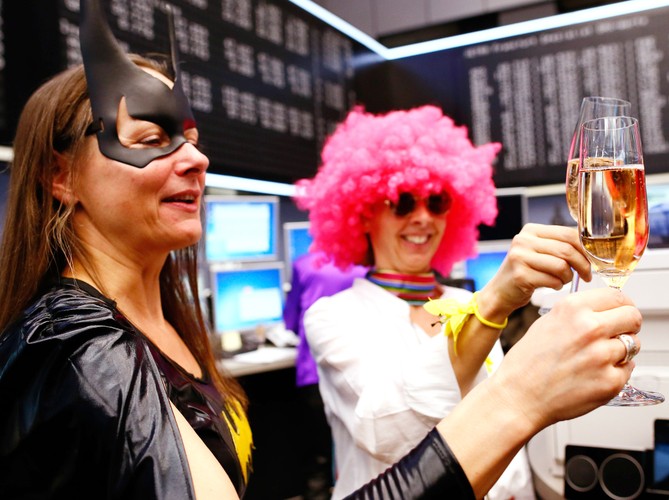 Karnawał na giełdzie we Frankfurcie