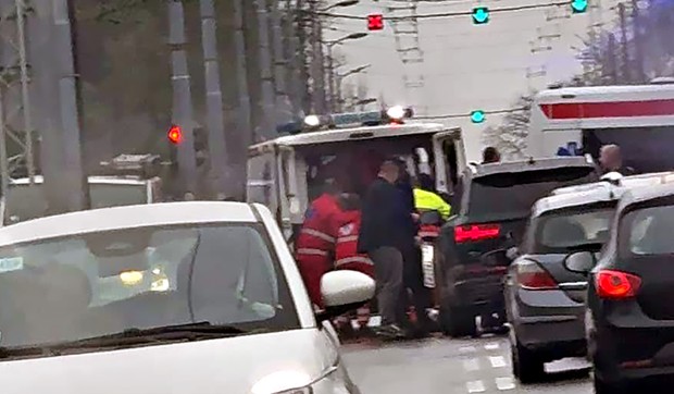 Saobraćajna nesreća na Dedinju 