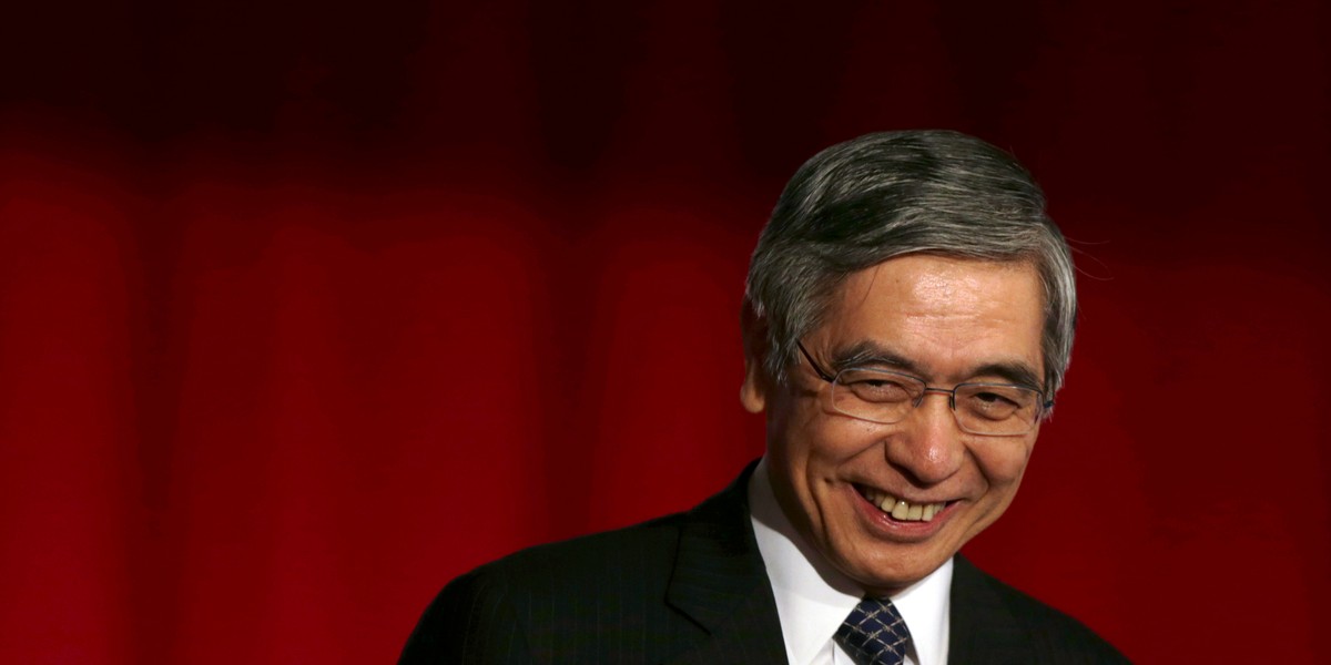 Bank of Japan Gov. Haruhiko Kuroda at the International Conference on the Future of Asia in Tokyo on May 24, 2013.