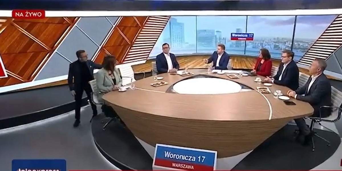 Poseł opuścił studio TVP Info. 