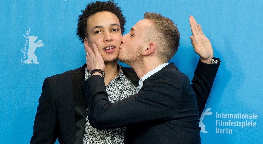 Corentin Fila i Kacey Mottet Klein podczas promocji filmu  'Quand on a 17 ans' ('Being 17')