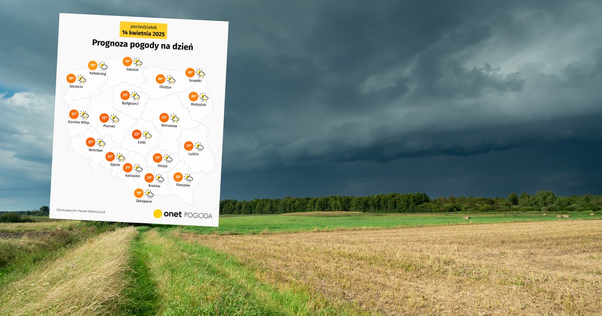 Dziś pogoda się załamie. Wiosenną sielankę przerwą burze