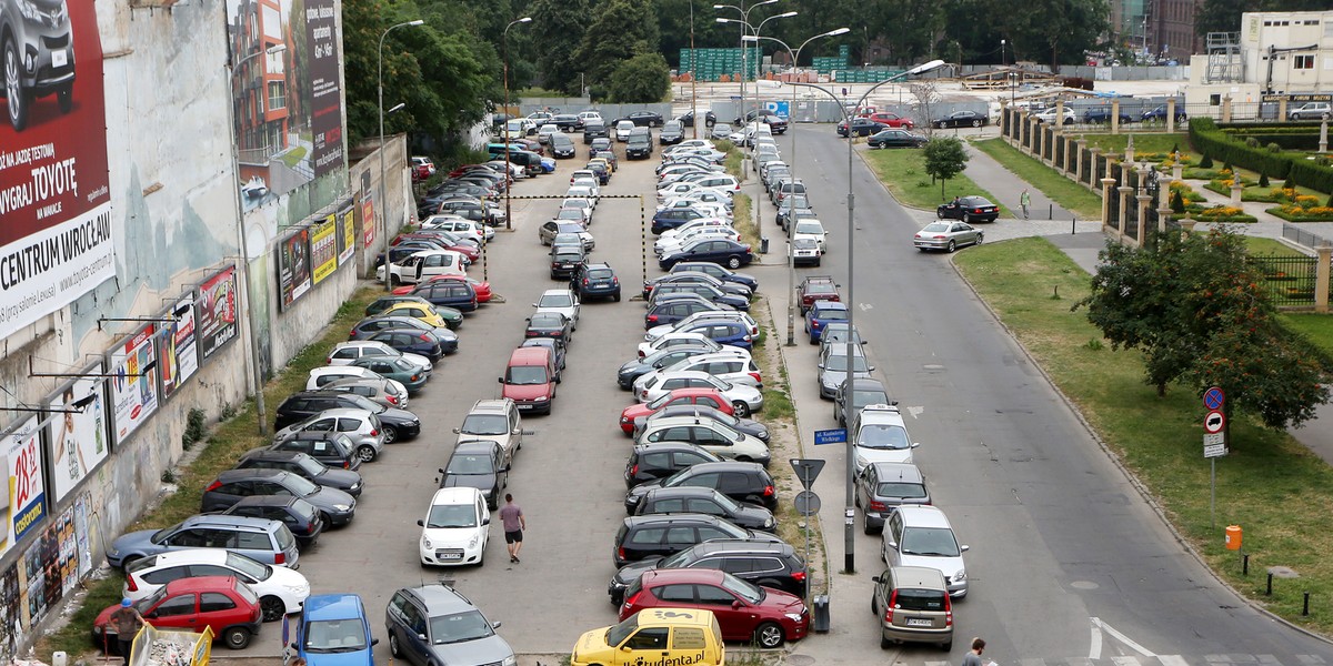 Parking we Wrocławiu