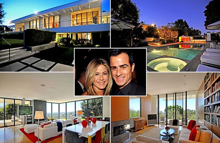 Dženifer Aniston i Džastin Taru: Lokacija Los Anđeles, cena 21 milion dolara, spavaćih soba 4, kupatila 6, površine 790 m2