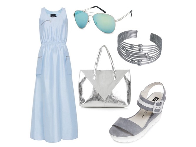 STYLIZACJE na lato z butami na koturnie