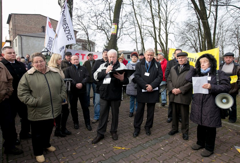 Protest w Dąbrowie Górniczej